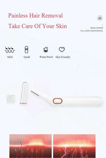 Women's Bikini Shaver and Trimmer for Smooth Shaving