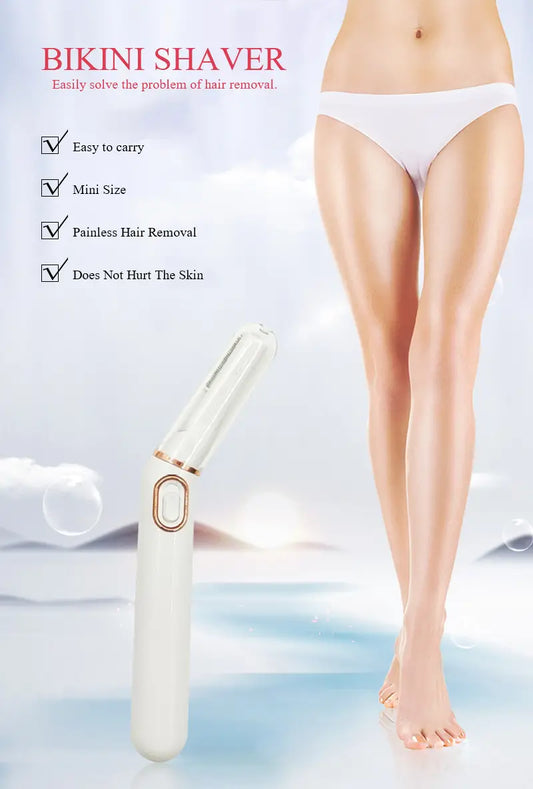 Women's Bikini Shaver and Trimmer for Smooth Shaving